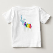 象_入浴 ベビーTシャツ (裏面)