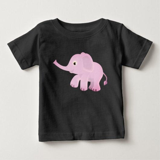 象, 動物, 自然 ベビーTシャツ (正面)
