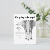 象—大きな誕生日 招待状 (スタンド正面)