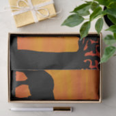 象，空，動物，日の出，自然，アフリカ， 薄葉紙 (ギフト)