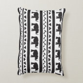 象、線、三角形、装飾的なシームレス。 アクセントクッション (裏面(縦))
