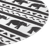 象、線、三角形、装飾的なシームレス。 カッティングボード (角)