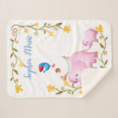 象・羊・鳥獣タワー シェルパブランケット (正面(横))