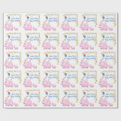 象・羊・鳥獣タワー ラッピングペーパー (フラット)