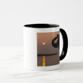 象、Chitwanの国立公園、ネパール マグカップ (正面右)