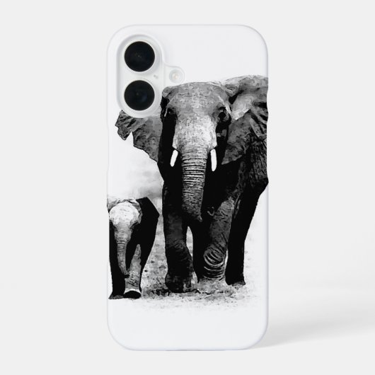象 iPhone 16ケース (裏面)