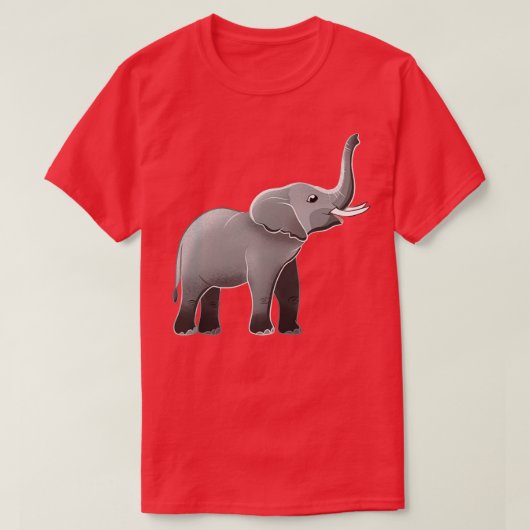 象 Tシャツ (デザイン正面)