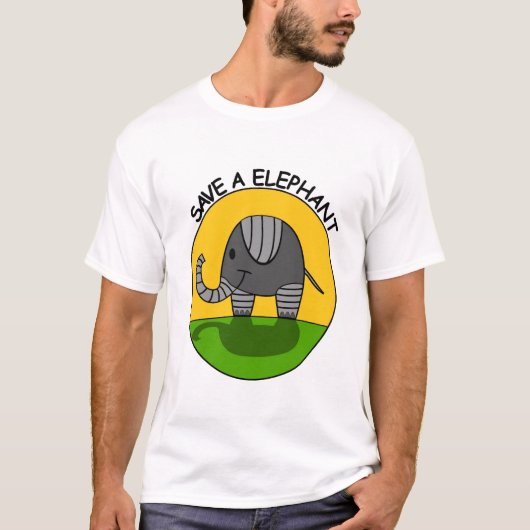 象 Tシャツ (正面)