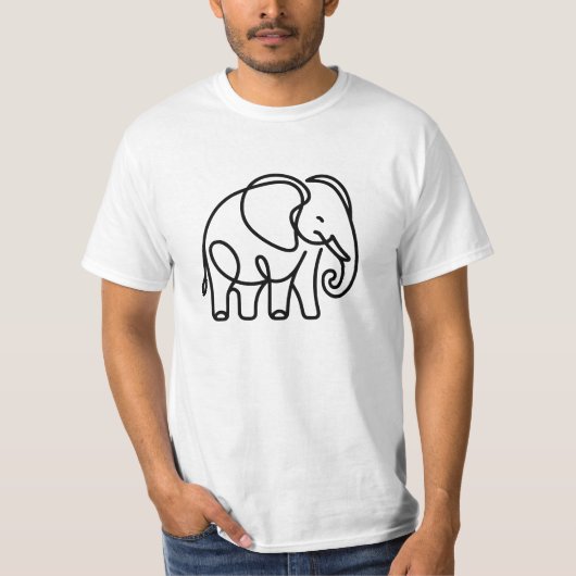 象 Tシャツ (正面)