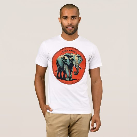 象 Tシャツ (正面フル)