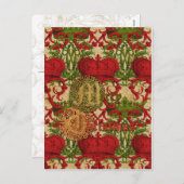 豪奢なクリスマスの挨拶 シーズンポストカード (正面/裏面)