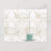 豪奢なクリスマスの挨拶 シーズンポストカード (裏面)