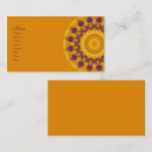 豪奢な万華鏡のように千変万化するパターン 名刺 (正面/裏面)