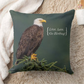 豪奢な白頭鷲 クッション (ブランケット)