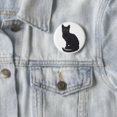 豪奢な黒猫 缶バッジ (インサイチュ)