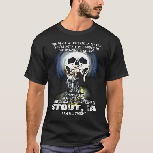 豪胆なIAの男をナメるな Tシャツ (正面)