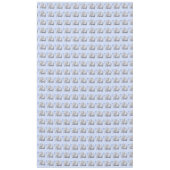 豪華でかわいく青い象の男の赤ちゃんの子供部屋 テーブルクロス (正面)