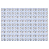 豪華でかわいく青い象の男の赤ちゃんの子供部屋 テーブルクロス (正面(横))