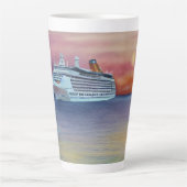 . .豪華でエキサイティングな方法を提供するクルーズ船 カフェラテマグ (正面)