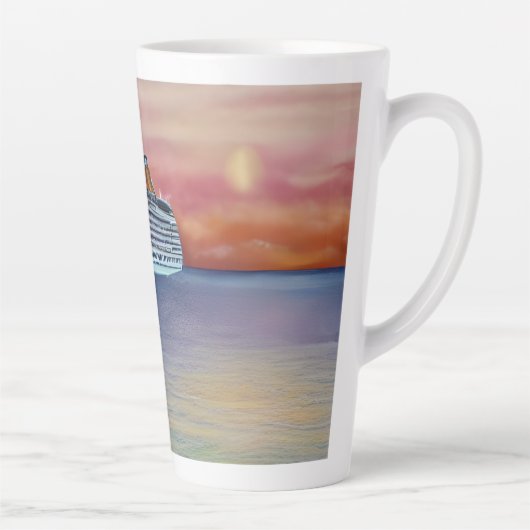 . .豪華でエキサイティングな方法を提供するクルーズ船 カフェラテマグ (右)