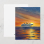 . .豪華でエキサイティングな方法を提供するクルーズ船 シーズンカード (正面/裏面)