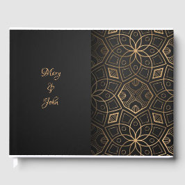 豪華でエレガントなウェディング ゲストブック