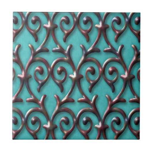 豪華でエレガントなパターン タイル (正面)