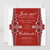 豪華でエレガントな特別招待状 招待状 (裏面)