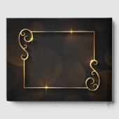 豪華でエレガントな結婚式 ゲストブック (裏面)