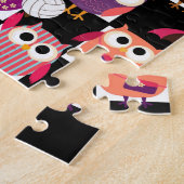 豪華でカスタムなフクロウ ジグソーパズル (側面)