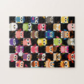 豪華でカスタムなフクロウ ジグソーパズル (横)