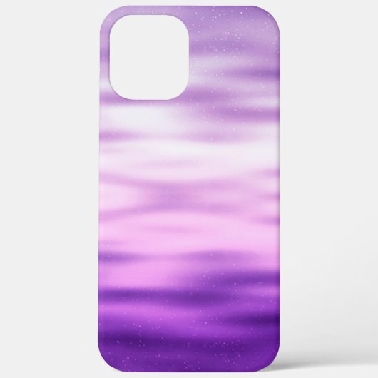 豪華でユニークなパープルスペースウェーブ柄iPho Case-Mate iPhoneケース (裏面)