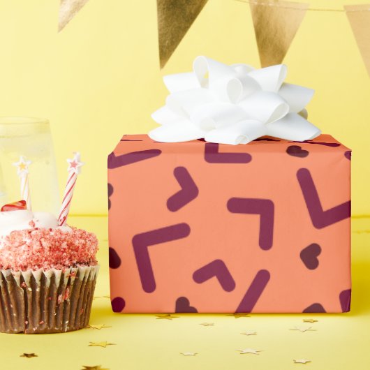 豪華で洗練された贅沢な父の日 ラッピングペーパー (誕生日パーティー)