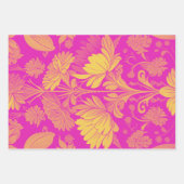 豪華で美しい特別な休日 ラッピングペーパーシート (正面)