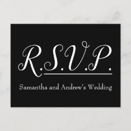 豪華で華やかな「R.S.V.P.」 ポストカード