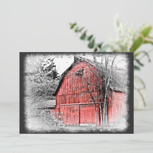 豪華で赤い納屋 招待状 (スタンド正面)