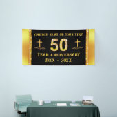豪華で50周年の教会、装飾、 横断幕 (トレードショー)