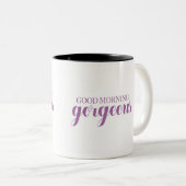 豪華なおはよう ツートーンマグカップ (正面右)