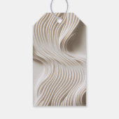 豪華なアイボリー感謝していユー ギフトタグ (裏面)