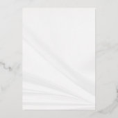 豪華なアラビア語&英語のエレガントなムスリムゴールド 箔招待状 (裏面)