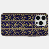 豪華なアールデコインスパイアテキストデザイン。 Case-Mate iPhoneケース (裏面 (横))