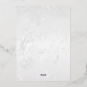 豪華なイスラム教式ウェディング・フォイル招待状 箔招待状 (裏面)