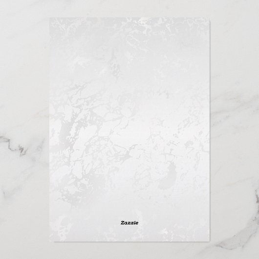 豪華なイスラーム結婚のホイル招待状 箔招待状 (裏面)