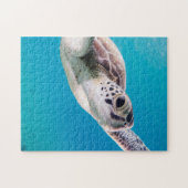 豪華なウミガメが海 ジグソーパズル (横)