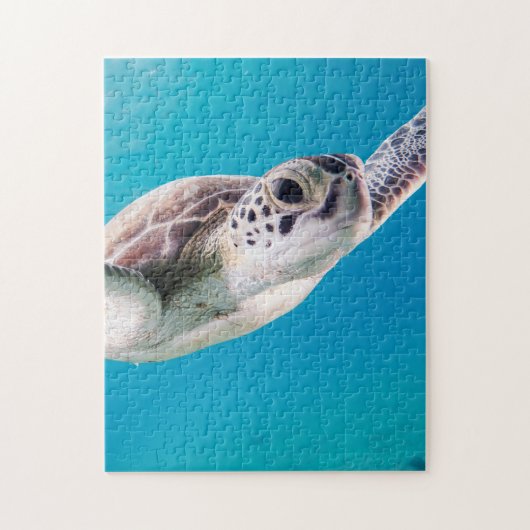 豪華なウミガメが海 ジグソーパズル (縦)