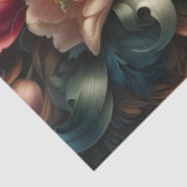 豪華なエテリアバロックフローラデコページ 薄葉紙 (詳細)