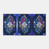 豪華なエレガンス：ダイヤモンド&宝石を刻印 デスクマット (正面)