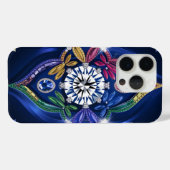 豪華なエレガンス：ダイヤモンド&宝石を刻印 Case-Mate iPhoneケース (裏面 (横))