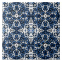 豪華なエレガント、装飾的な海軍の青と白