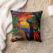 豪華なオウムの装飾用クッション クッション (ブランケット)